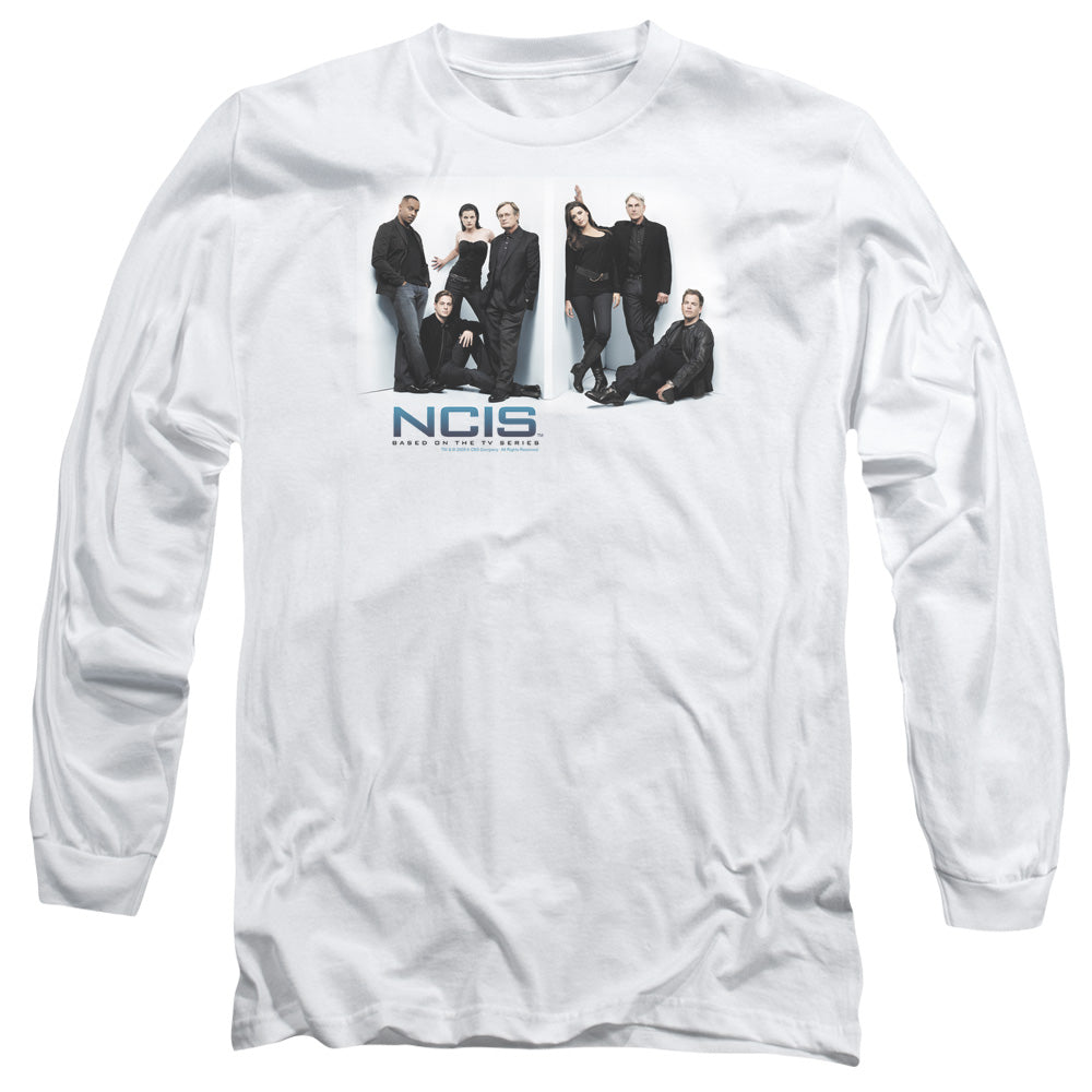 NCIS : WHITE ROOM L\S ADULT T SHIRT 18\1 WHITE XL