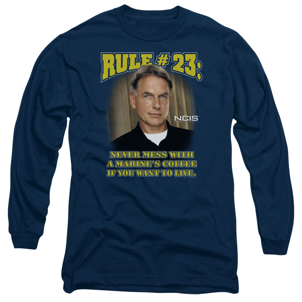 NCIS : RULE 23 L\S ADULT T SHIRT 18\1 NAVY 2X