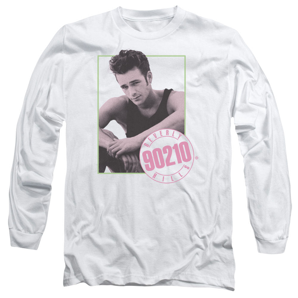 90210 : DYLAN L\S ADULT T SHIRT 18\1 WHITE LG