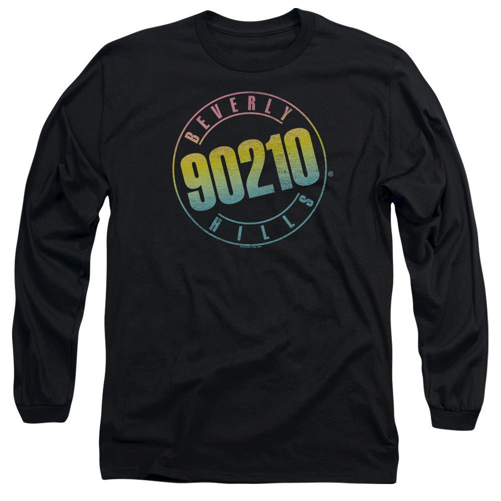 90210 : COLOR BLEND LOGO L\S ADULT T SHIRT 18\1 Black MD