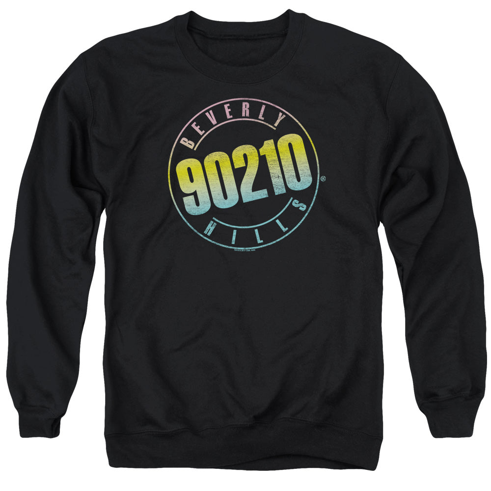 90210 : COLOR BLEND LOGO ADULT CREW SWEAT Black SM