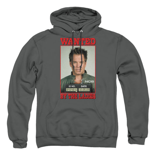 NCIS : WANTED ADULT PULL OVER HOODIE Charcoal LG