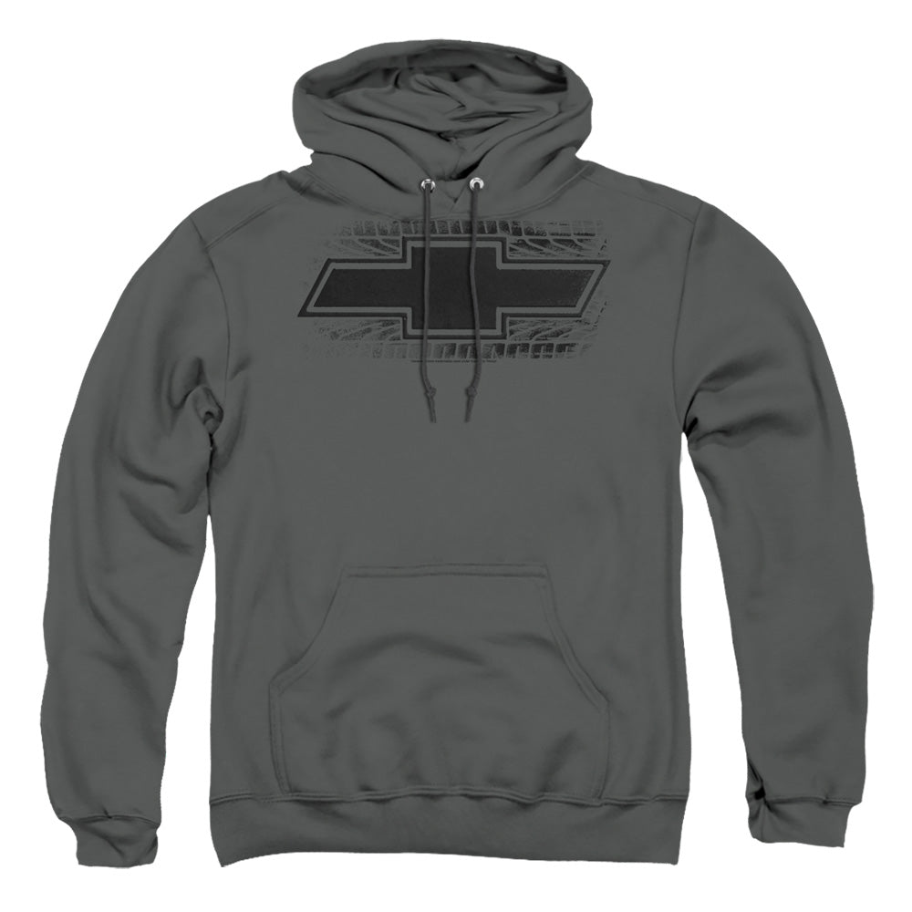 CHEVROLET : BOWTIE BURNOUT ADULT PULL OVER HOODIE Charcoal MD