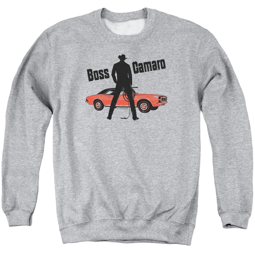 CHEVROLET : BOSS ADULT CREW SWEAT Athletic Heather LG