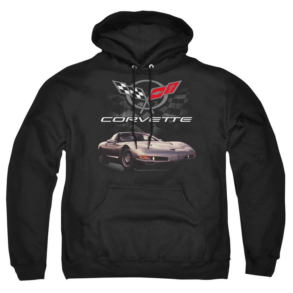 CHEVROLET : CHECKERED PAST ADULT PULL-OVER HOODIE BLACK 5X