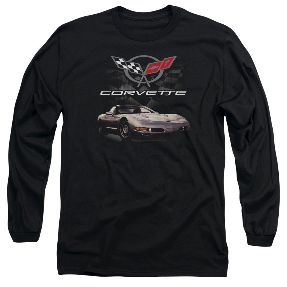 CHEVROLET : CHECKERED PAST L\S ADULT T SHIRT 18\1 Black MD