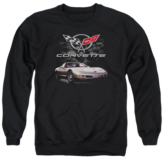 CHEVROLET : CHECKERED PAST ADULT CREW SWEAT Black 2X