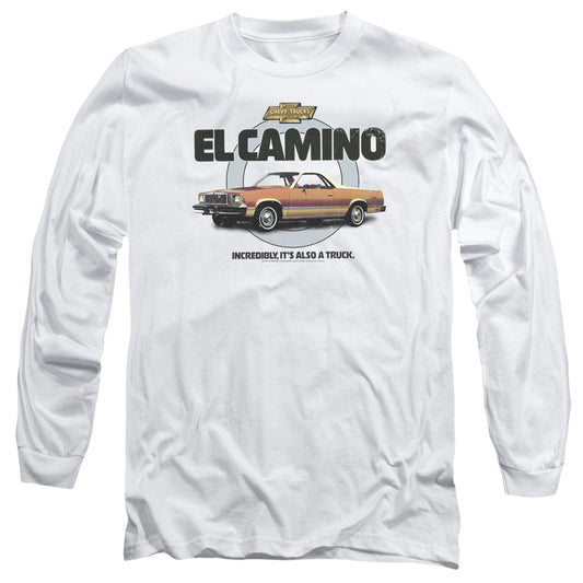 CHEVROLET : ALSO A TRUCK L\S ADULT T SHIRT 18\1 White 2X