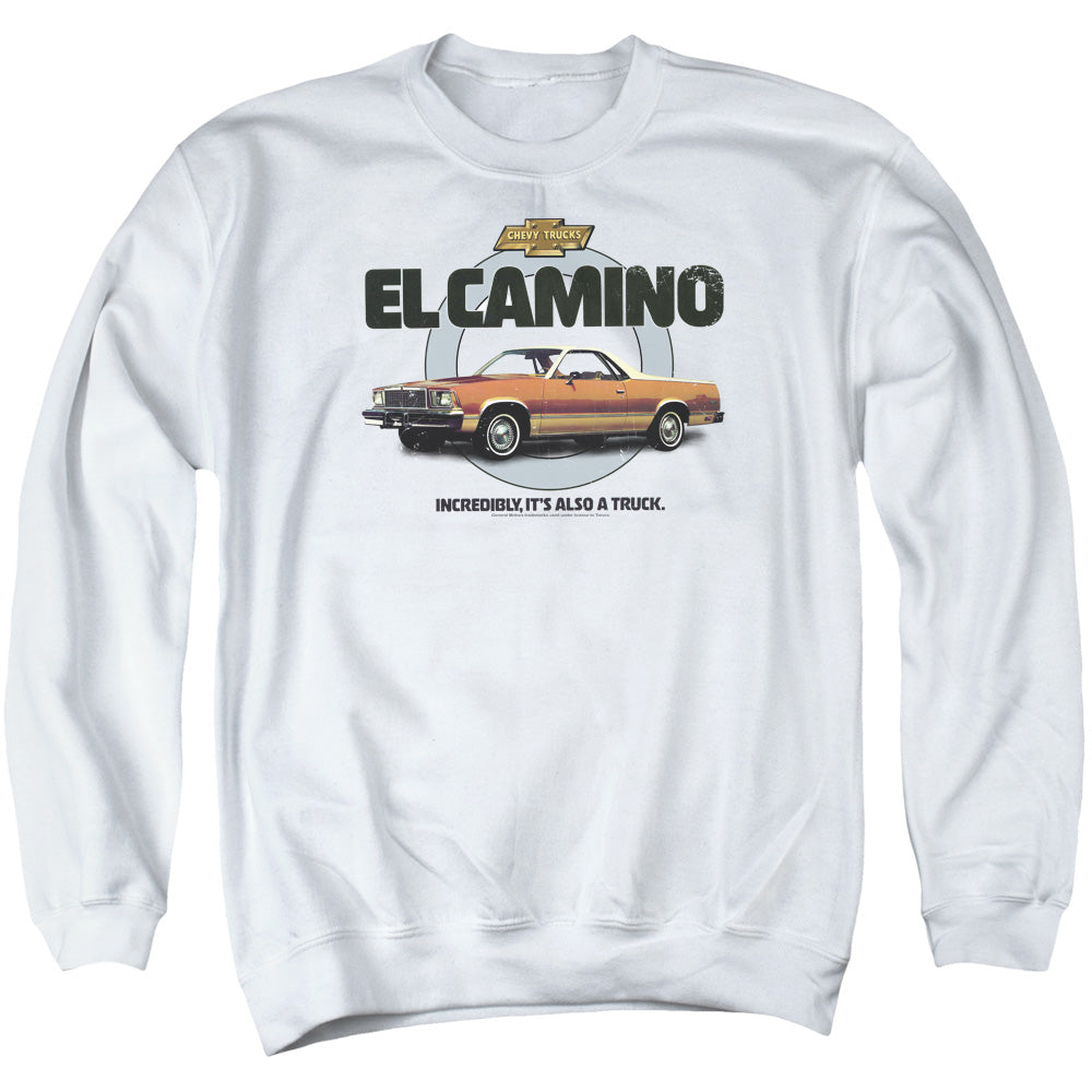 CHEVROLET : ALSO A TRUCK ADULT CREW SWEAT White 2X