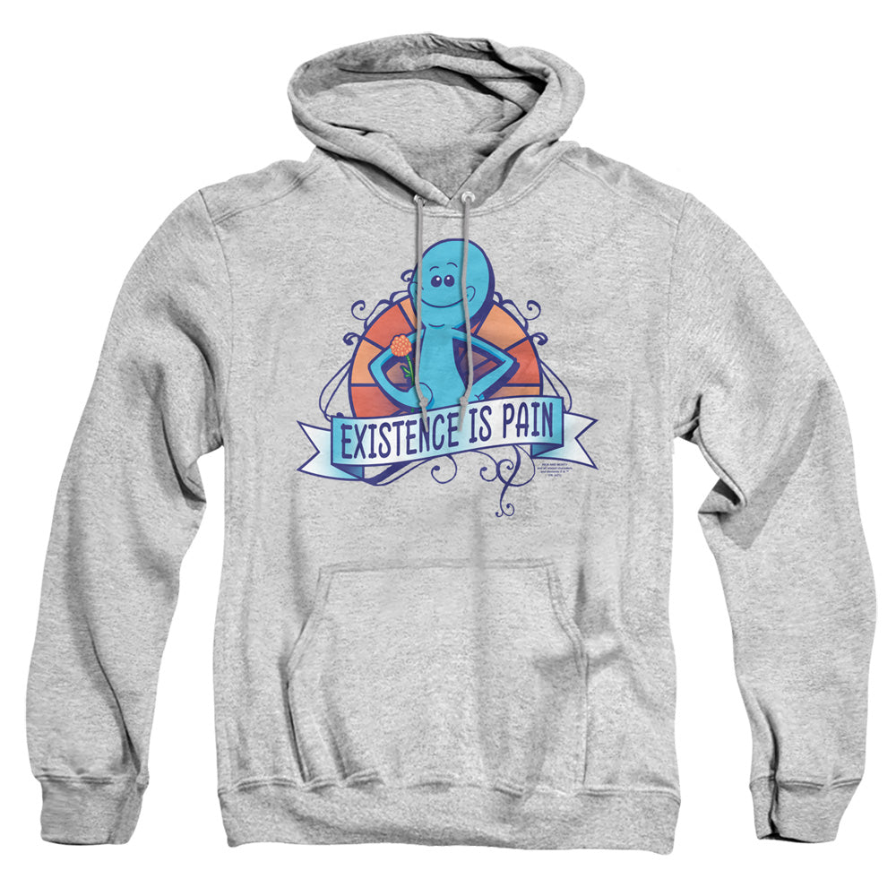 RICK AND MORTY : EXISTENCE IS PAIN ADULT PULL OVER HOODIE Athletic Heather MD