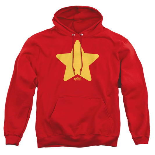 STEVEN UNIVERSE : STAR ADULT PULL OVER HOODIE Red 2X