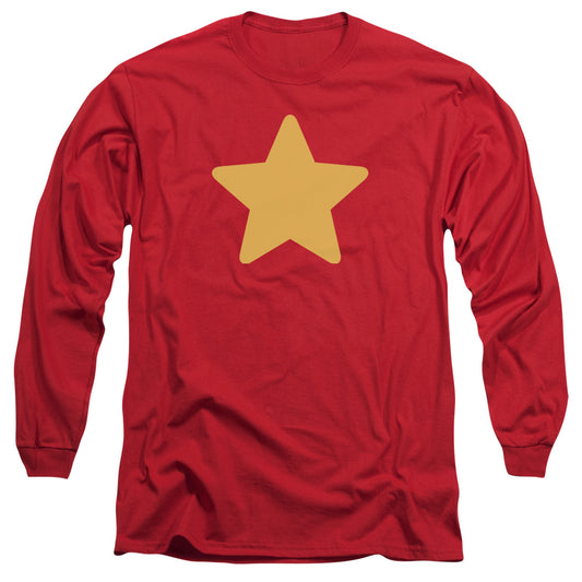 STEVEN UNIVERSE : STAR L\S ADULT T SHIRT 18\1 Red 2X