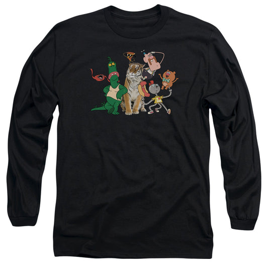 UNCLE GRANDPA : GROUP L\S ADULT T SHIRT 18\1 BLACK 3X