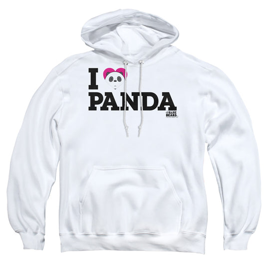 WE BARE BEARS : HEART PANDA ADULT PULL OVER HOODIE White 2X