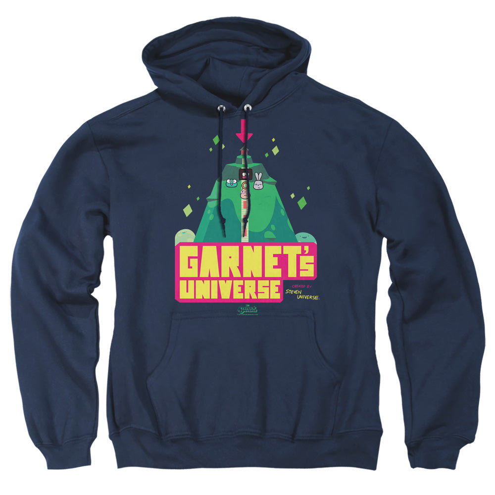 STEVEN UNIVERSE : GARNET'S UNIVERSE ADULT PULL OVER HOODIE Navy 2X