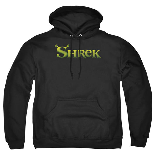 SHREK : LOGO ADULT PULL OVER HOODIE Black 2X