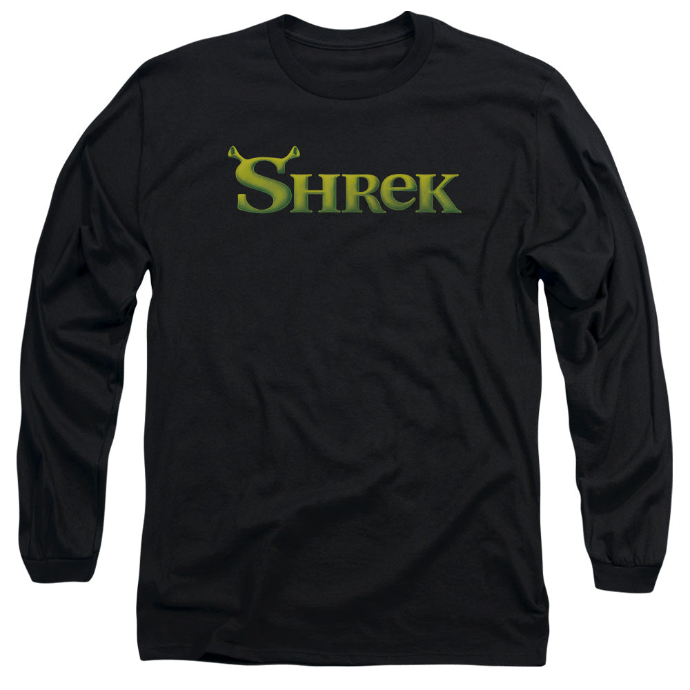 SHREK : LOGO L\S ADULT T SHIRT 18\1 Black 2X