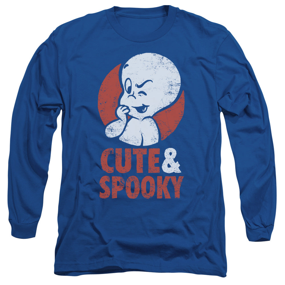 CASPER : SPOOKY L\S ADULT T SHIRT 18\1 Royal Blue 2X