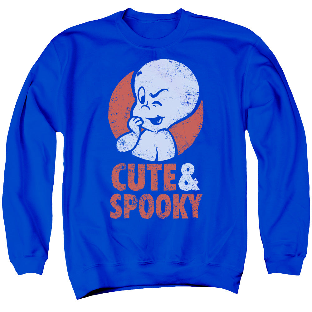 CASPER : SPOOKY ADULT CREW NECK SWEATSHIRT ROYAL BLUE 2X