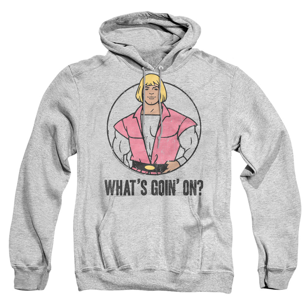 MASTERS OF THE UNIVERSE : WHAT'S GOIN' ON ADULT PULL OVER HOODIE Athletic Heather 2X