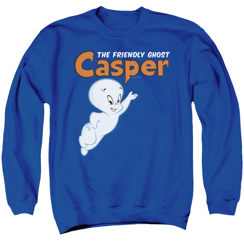 CASPER : LOGO AND CASPER ADULT CREW SWEAT Royal Blue 2X