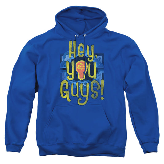 ELECTRIC COMPANY : HEY YOU GUYS ADULT PULL OVER HOODIE Royal Blue 2X