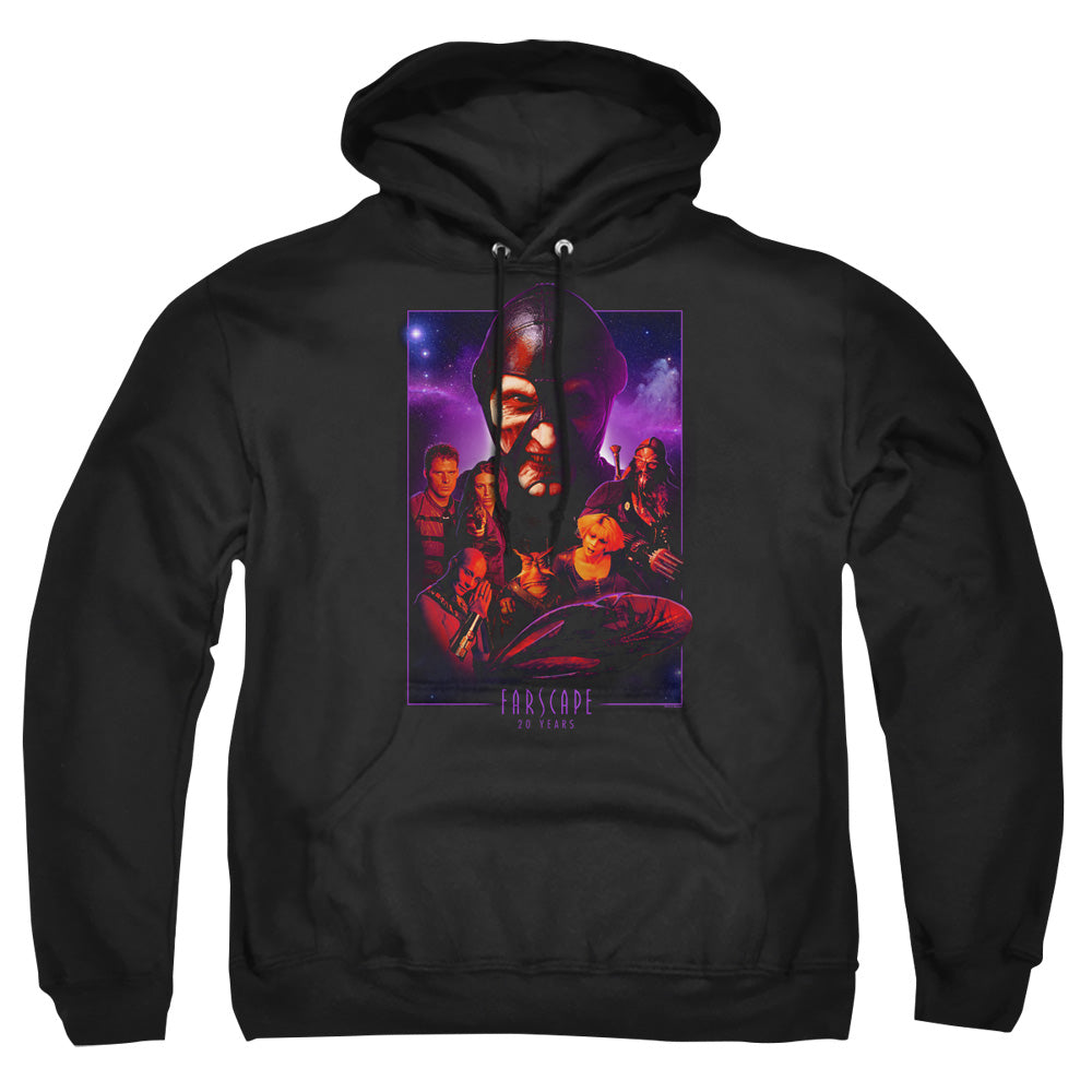 FARSCAPE : 20 YEARS COLLAGE ADULT PULL OVER HOODIE Black SM