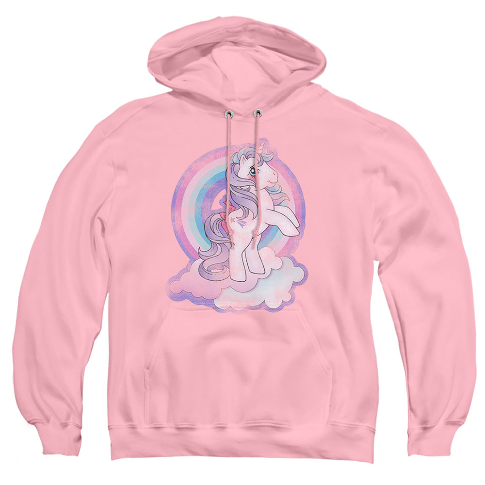 MY LITTLE PONY RETRO : CLASSIC MY LITTLE PONY ADULT PULL OVER HOODIE Pink 2X