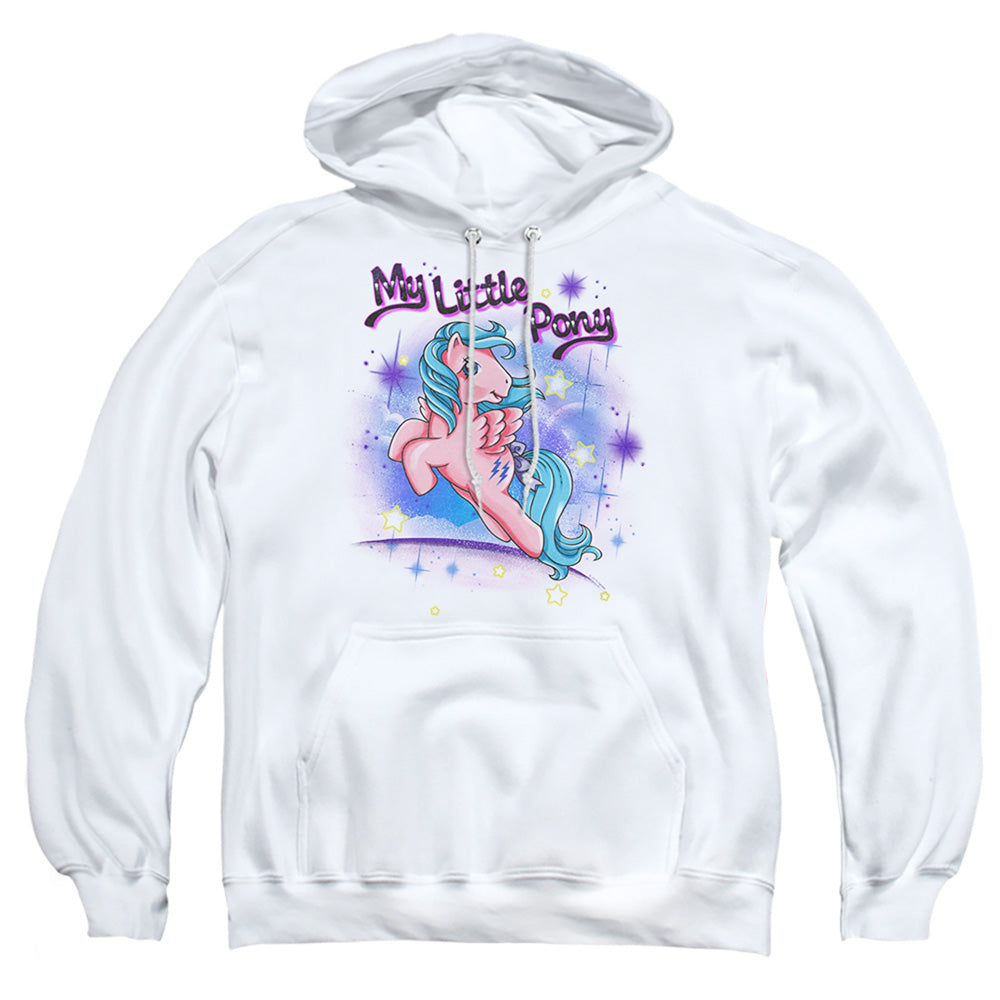 MY LITTLE PONY RETRO : FIREFLY ADULT PULL OVER HOODIE White 2X