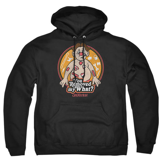 OPERATION : YOU REMOVED MY WHAT ADULT PULL-OVER HOODIE Black 5X