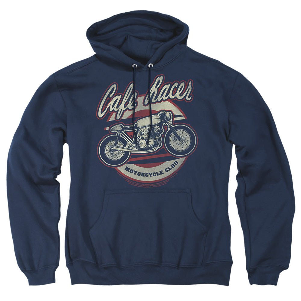 HONDA : CAFE RACER ADULT PULL OVER HOODIE Navy LG