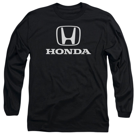 HONDA : STANDARD LOGO L\S ADULT T SHIRT 18\1 Black 2X