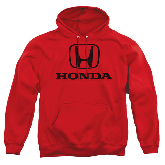 HONDA : STANDARD LOGO ADULT PULL OVER HOODIE Red XL