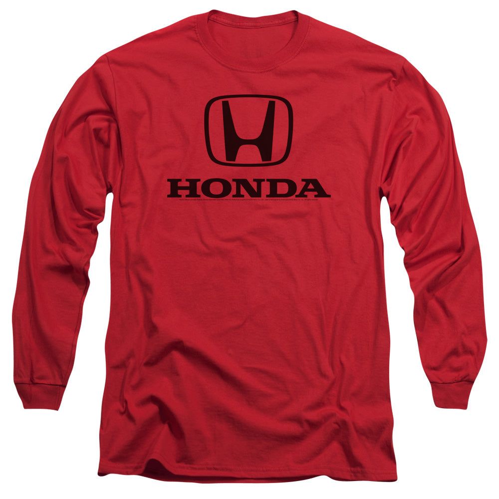 HONDA : STANDARD LOGO L\S ADULT T SHIRT 18\1 Red SM