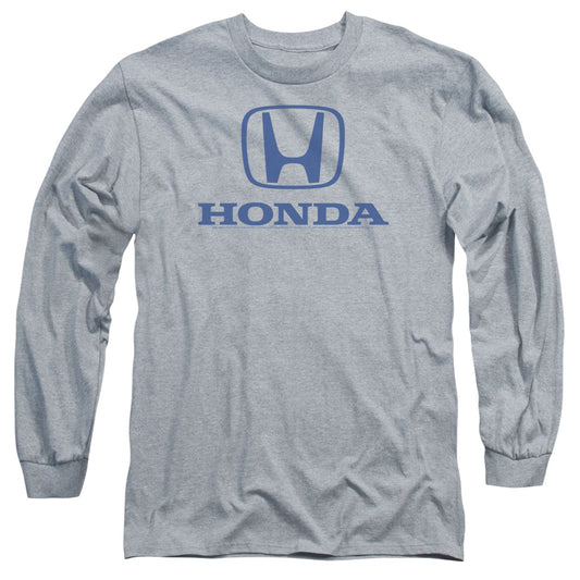 HONDA : STANDARD LOGO L\S ADULT T SHIRT 18\1 Athletic Heather 2X