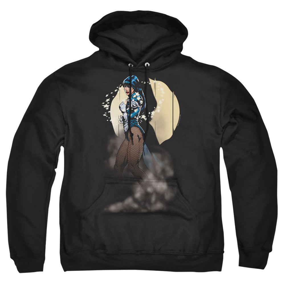 JUSTICE LEAGUE OF AMERICA : ZATANNA ILLUSION ADULT PULL OVER HOODIE Black 3X