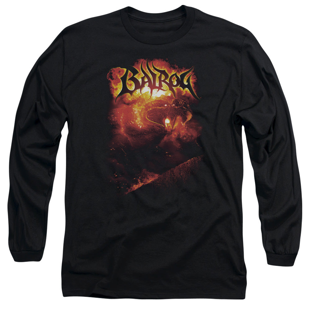 LORD OF THE RINGS : BALROG L\S ADULT T SHIRT 18\1 BLACK 2X