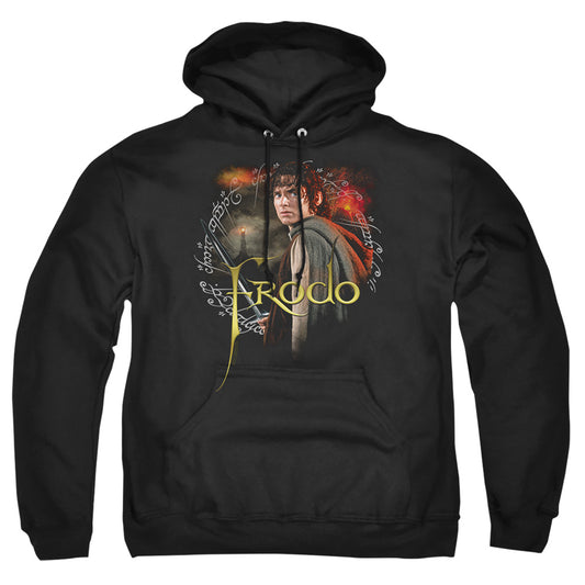 LORD OF THE RINGS : FRODO ADULT PULL OVER HOODIE Black 2X