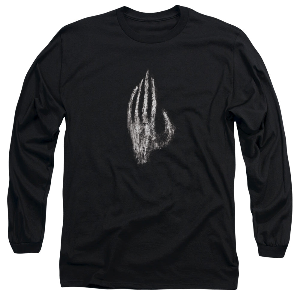 LORD OF THE RINGS : HAND OF SARUMAN L\S ADULT T SHIRT 18\1 BLACK XL