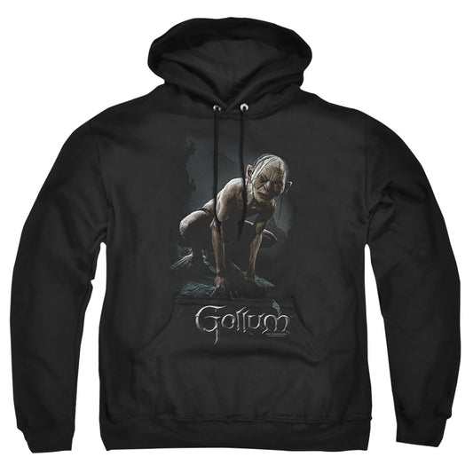 LORD OF THE RINGS : GOLLUM ADULT PULL OVER HOODIE Black 2X