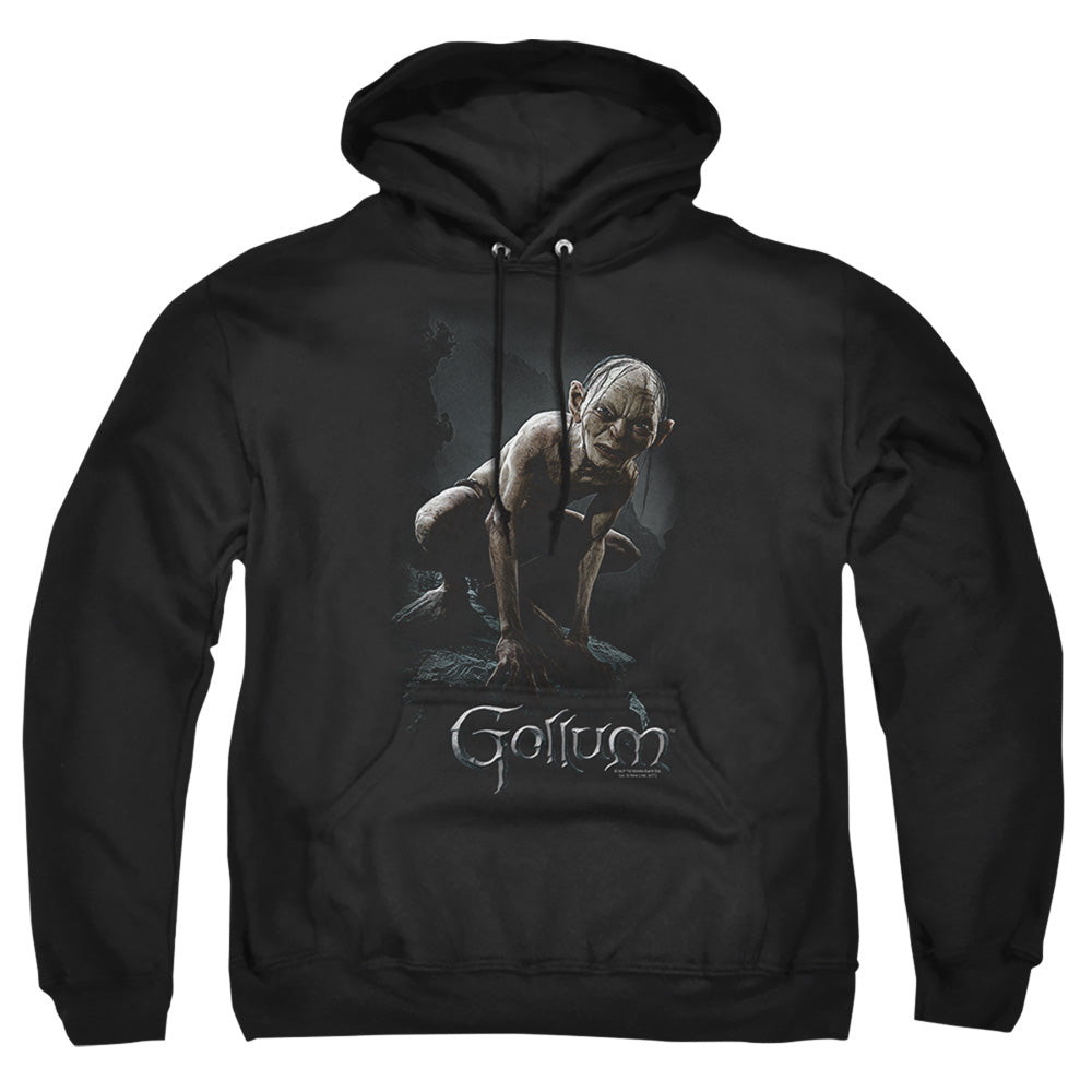 LORD OF THE RINGS : GOLLUM ADULT PULL OVER HOODIE Black XL