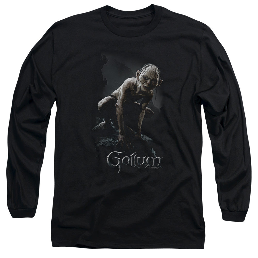 LORD OF THE RINGS : GOLLUM L\S ADULT T SHIRT 18\1 BLACK 2X