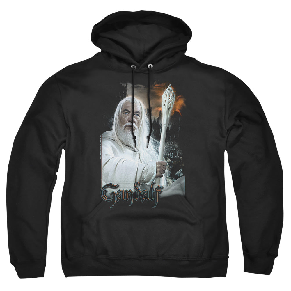 LORD OF THE RINGS : GANDALF ADULT PULL OVER HOODIE Black 2X