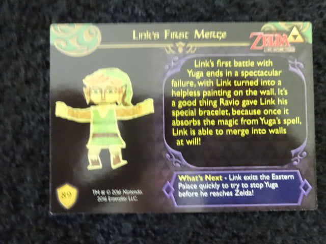 Link's First Merge Enterplay 2016 Legend Of Zelda Collectable Trading Card Number 89