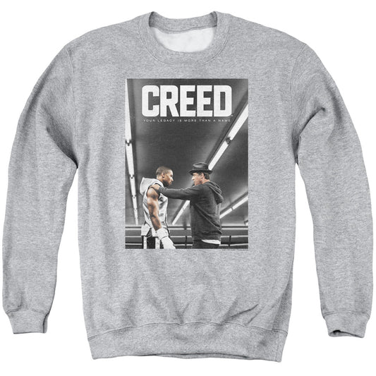 CREED : POSTER ADULT CREW SWEAT Athletic Heather LG