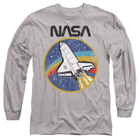 NASA : SHUTTLE L\S ADULT T SHIRT 18\1 Athletic Heather XL