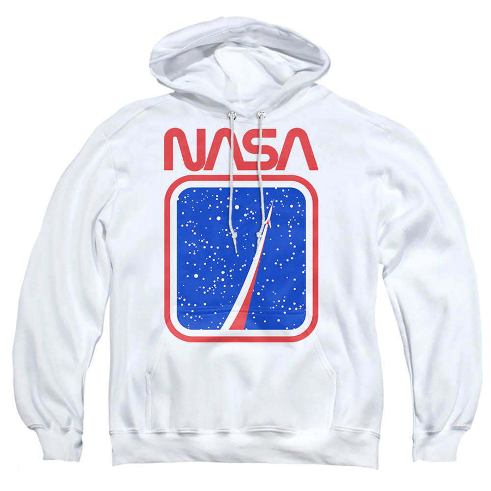 NASA : TO THE STARS ADULT PULL OVER HOODIE White XL