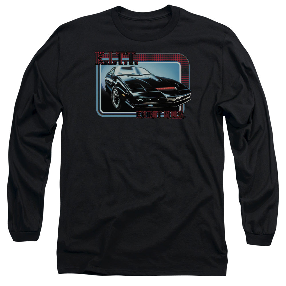 KNIGHT RIDER : KITT L\S ADULT T SHIRT 18\1 BLACK 2X