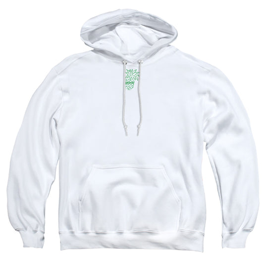 PSYCH : PINEAPPLE ADULT PULL OVER HOODIE White 2X