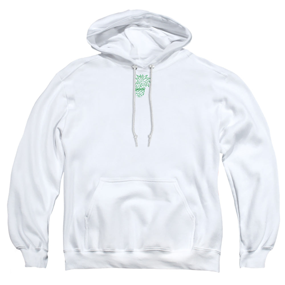 PSYCH : PINEAPPLE ADULT PULL OVER HOODIE White 3X